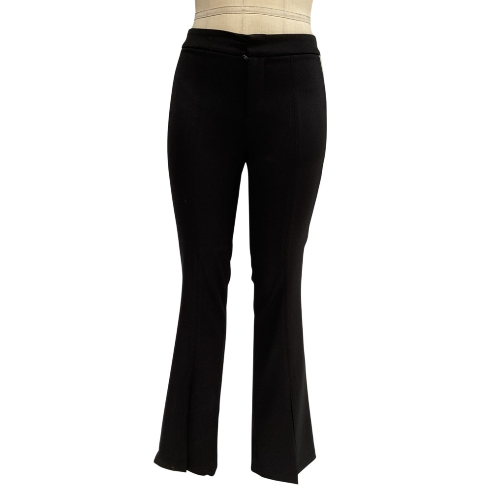 Alice + Olivia Tailored Black Off White Princess Pants Size 0 - Picture 2 of 5